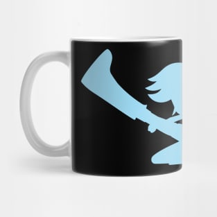 Rainbow Dash Equestria Girls Silhouette Mug